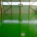 résine autolissante, salle sports pu polyurethane