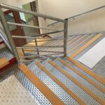 Aménagement espace public, nez de marche, accessibilité, sécurité