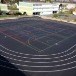 marquage peinture cour d'ecole, sols sportifs