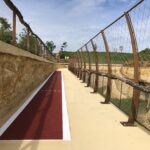 piste athlétisme marquage sol