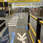 marquage au sol sur site industriel