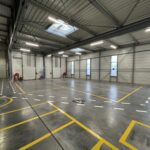 Marquage au sol polyaspartique