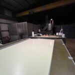 Circulation voirie metal passerelle pietons cyclistes lourde resine résine coulée