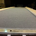 Passerelle metallique revetement antidérapant piétonne pietons cyclistes resine