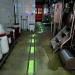 Marquage au sol phosphorescent industrie Luminokrom