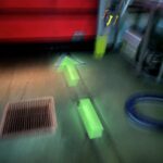 Marquage au sol phosphorescent industrie Luminokrom