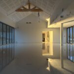 sol acoustique revêtement souple tapis caoutchouc résine polyurethane décoratif